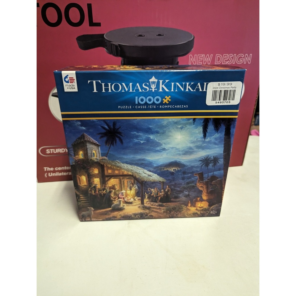 Thomas Kinkade Nativity Baby Jesus‎ Christmas Puzzle 1000 Piece